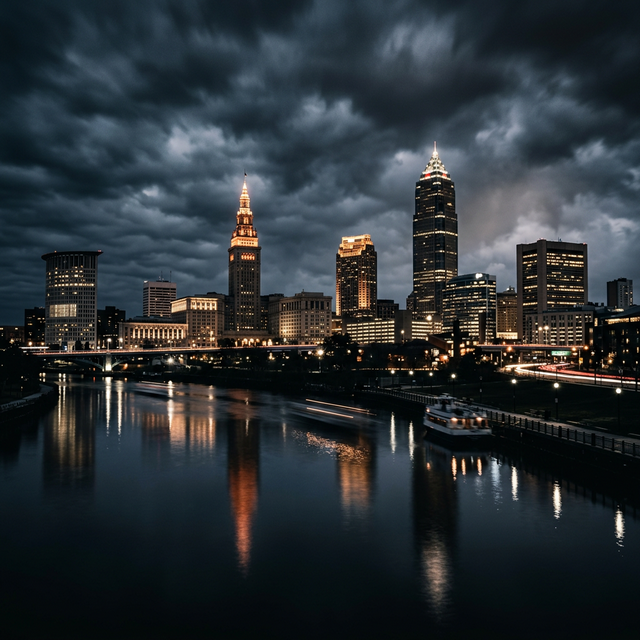 Cleveland skyline